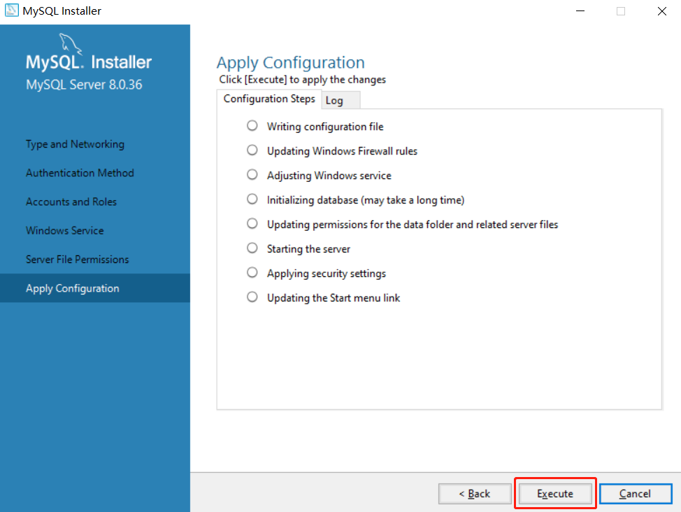 Apply Configuration