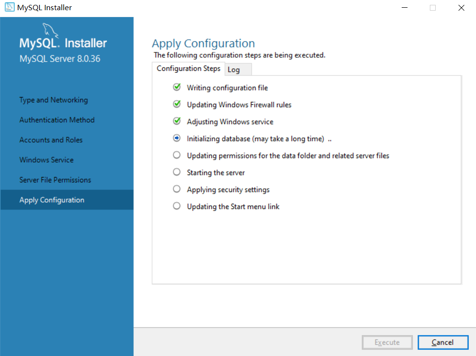 Applying Configuration
