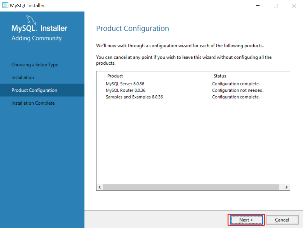 Apply Configuration